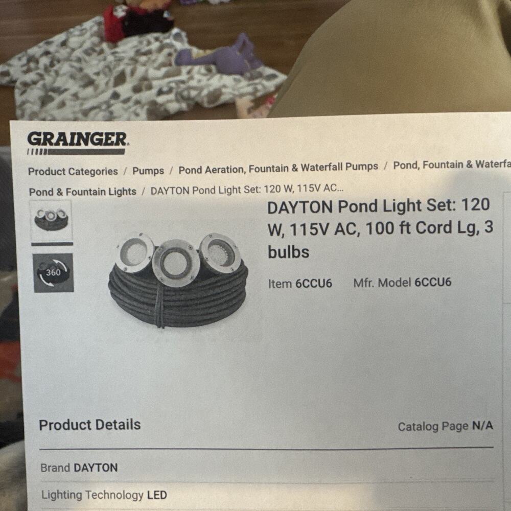 Dayton Pond Light Set